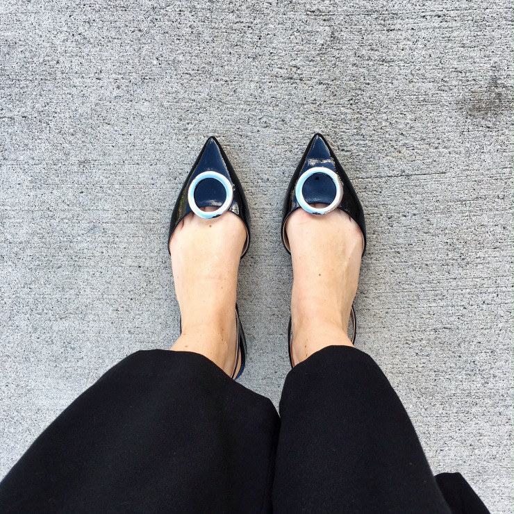 zara pointed flats